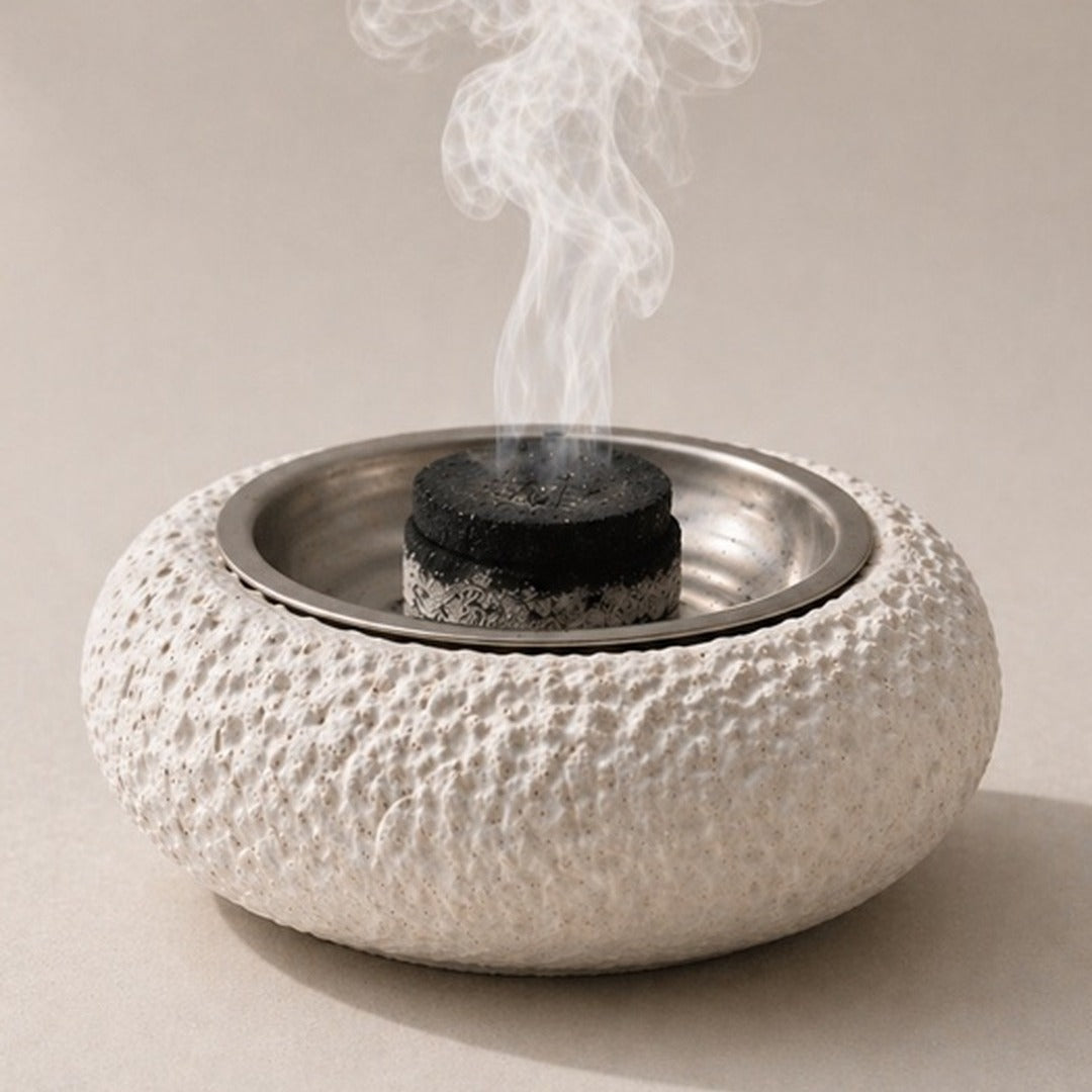 Nourre' Pebble Incense Burner