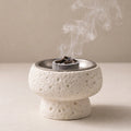 Nourre' Stone Pedestal Incense Burner